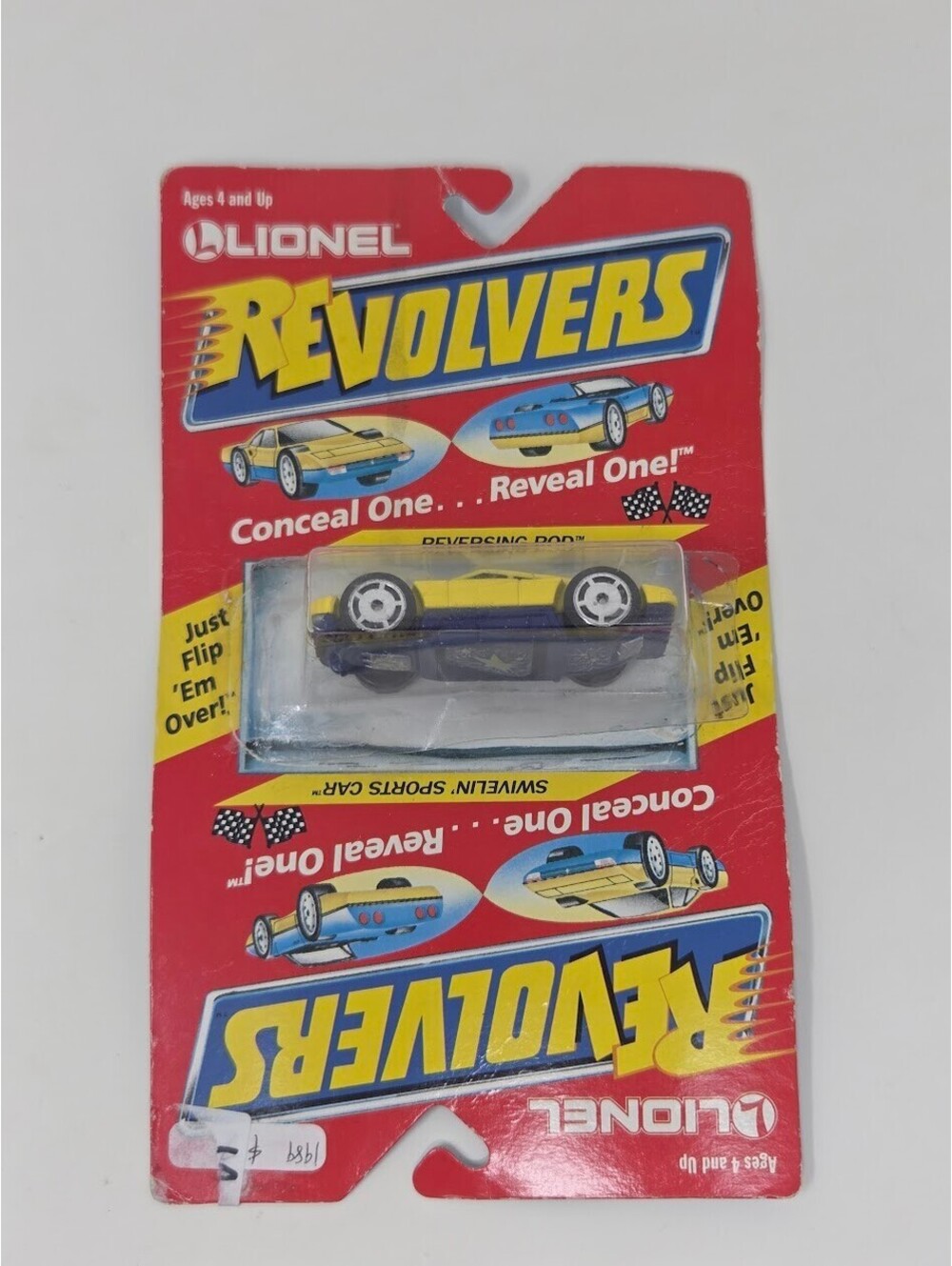 Lionel Revolvers Reversing Rod Swivelin Sports Car Toy With Card